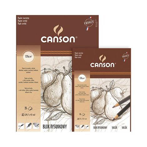 Blok rysunkowy Canson A3/25/120g - 2
